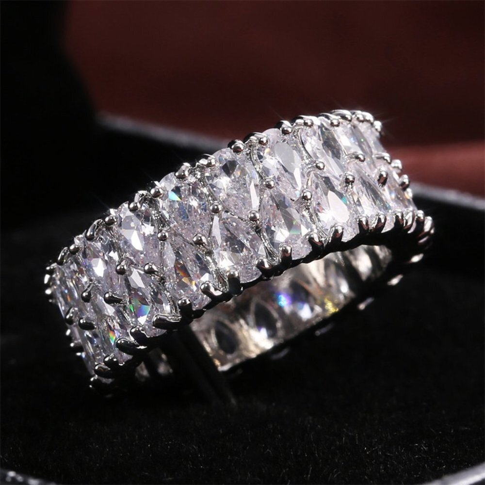 💞 CZ Perfect Cut Baguette Crystal Cubic Zirconia Fashion NV… UNVN12098